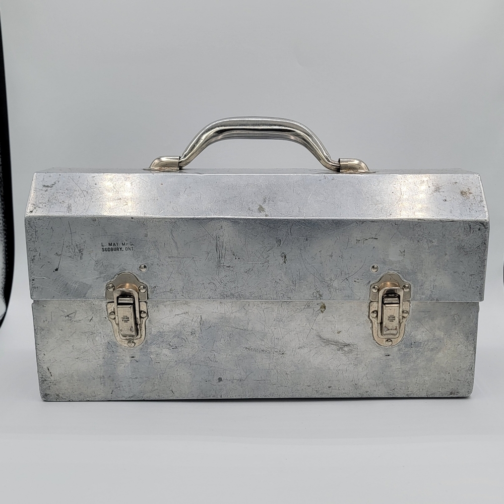 Original Miners Riveted Aluminum Lunch Box #2748